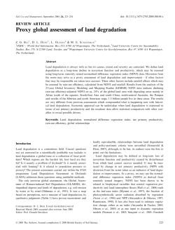 Proxy global assessment of land degradation
