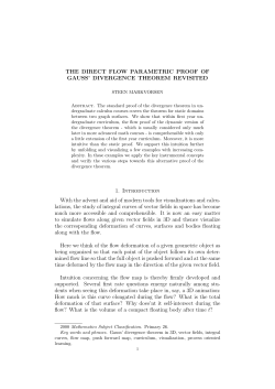 THE DIRECT FLOW PARAMETRIC PROOF OF GAUSS
