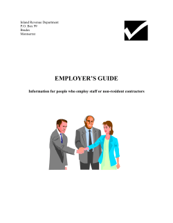 Employers Guide - Inland Revenue Department