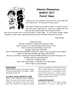 March - Slinger School District