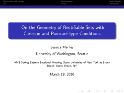 Slides - Stony Brook Mathematics