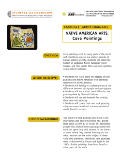 NATIVE AMERICAN ARTS: Cave Paintings