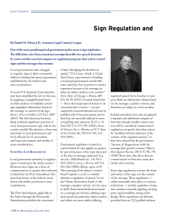 November 2015 Daniel M. Olson - League of Wisconsin Municipalities