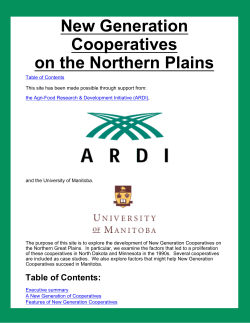New Generation Cooperatives