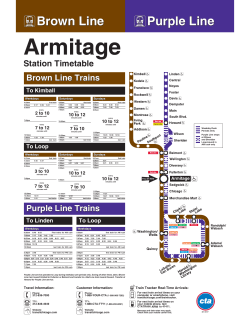 Station Timetable () - Chicago Transit Authority