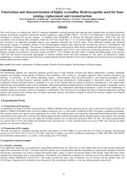 Fabrication and characterization of highly crystalline
