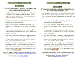 Fall - University of Central Missouri