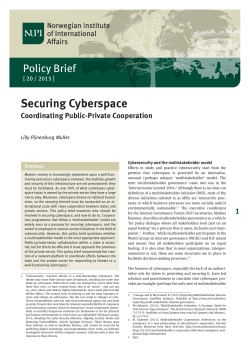 Securing Cyberspace