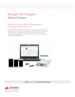 Keysight Technologies Nemo Outdoor