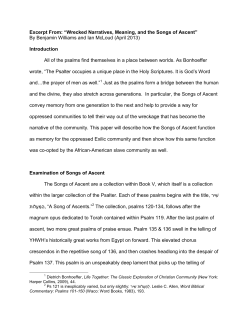 Excerpt From: &ldquo;Wrecked Narratives, Meaning, and the Songs of