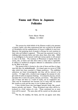 Fauna and Flora in Japanese Folktales