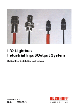 II/O-Lightbus Industrial Input/Output System