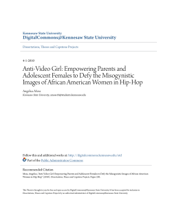 Anti-Video Girl: Empowering Parents and Adolescent Females to