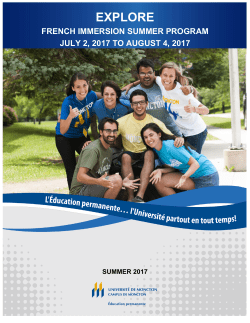 Click here to the Information Package 2017