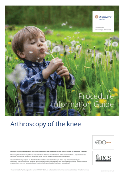 OS03 Arthroscopy of the knee - Home