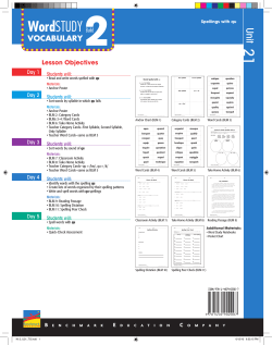 Review Spellings with qu - Benchmark Word Study Resource