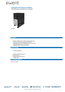 Adjustable CPU Stand on Wheels