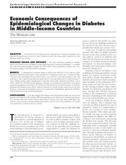 Economic Consequences of Epidemiological