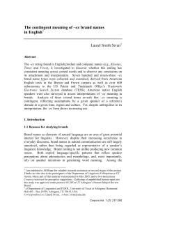 The contingent meaning of &ndash;ex brand names in