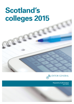 Scotland`s colleges 2015