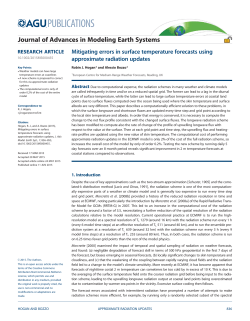 Mitigating errors in surface temperature forecasts using approximate