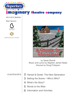 contents - Repertory Theatre of St. Louis