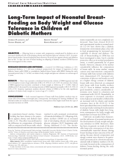 Long-Term Impact of Neonatal Breast