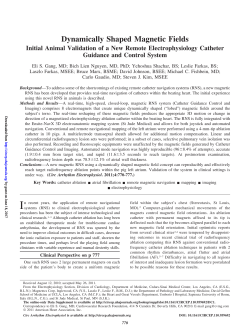 Dynamically Shaped Magnetic Fields