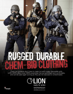 Chem-bio incidents don`t have to mean hot and