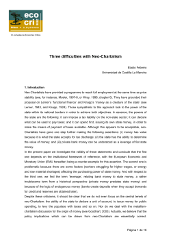 Three difficulties with Neo-Chartalism