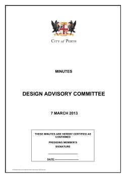 design advisory committee