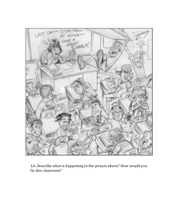 1A. Describe what is happening in the picture above? How would