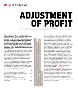 adjustment - ACCA Global