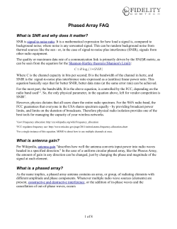 Phased Array FAQ - Fidelity Comtech