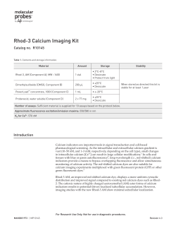 Rhod-3 Calcium Imaging Kit