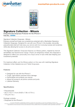 Signature Collection - Mitosis