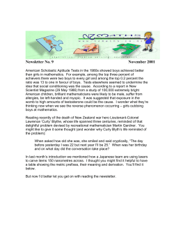 Newsletter No 9