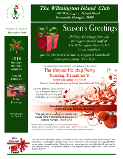 Golf&hellip;. - Wilmington Island Club
