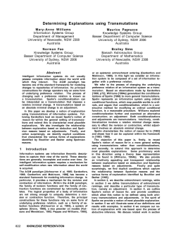 Determining Explanations using Transmutations