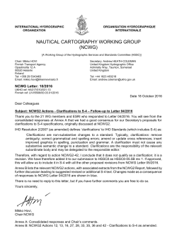 nautical cartography working group (ncwg)