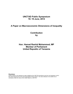 Macroeconomic Dimensions of Inequality