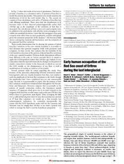 Early human occupation of the Red Sea coast of Eritrea during the