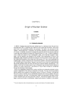 Origin of Nuclear Science