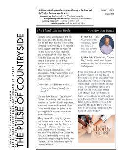 the pulse of countryside - Countryside Covenant Church