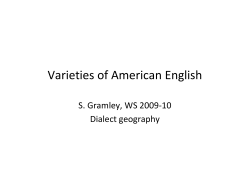 Notes from session two (Oct. 22, 2009)