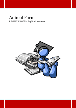 Animal Farm - Revision For NI