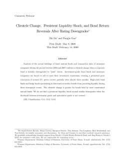 Clientele Change, Persistent Liquidity Shock, and Bond Return