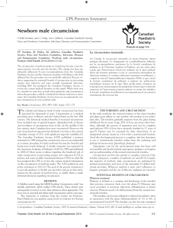 Newborn male circumcision