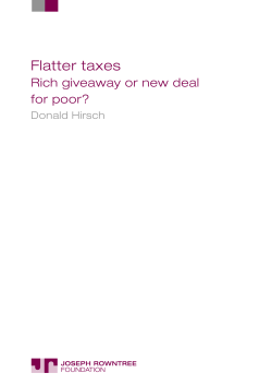 Flatter taxes