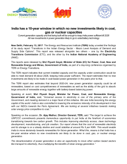 India has a 10-year window in which no new investments